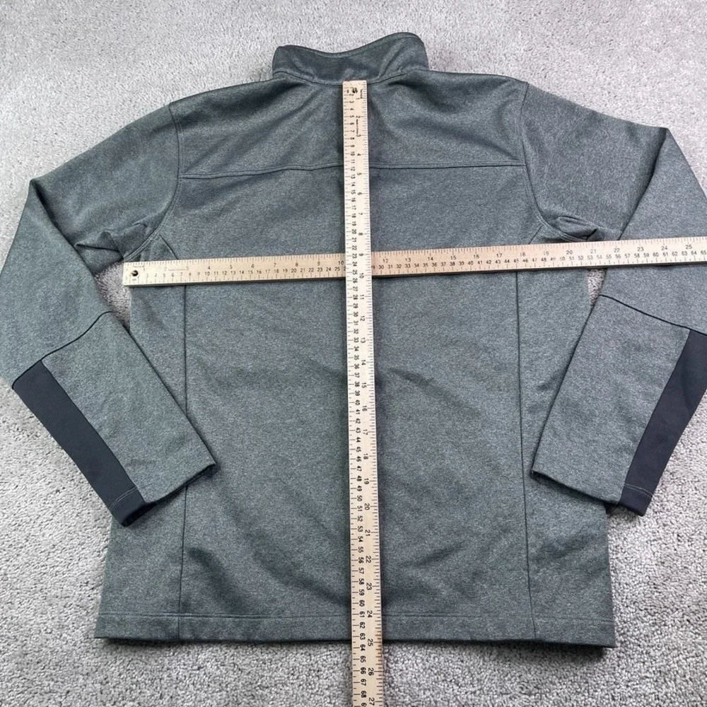 North Face Sweater‎ Mens Medium Grey Canyonlands Half Zip Pullover Tech Fleece